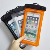 Super Deal Underwater PVC waterproof swimming pouch, waterproof lanyard pouch, waterproof phone case with armband and audio jack