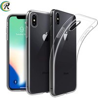 Cell Phone accessories Ultra Thin for iPhone XR Case Slim Clear Protective Silicone Cover for iPhone 6S case