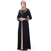 Zakiyyah Z180502 Embroidered Chiffon Abaya Kimono