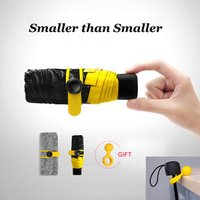 Quality Mini Umbrella Women and Rainy Fashion Folding Umbrellas 195g Small Sun Parasol Rain