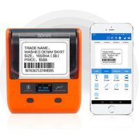 PUTY 80mm usb bluetooth Portable thermal Barcode receipt thermal label sticker printer