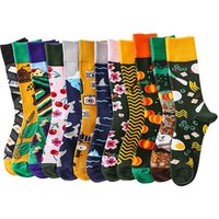 BONYPONY Novelty Food Pattern Crew Socks