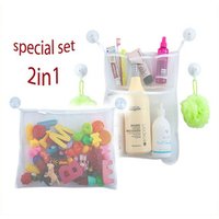 Factory OEM multifunction hanging mesh bag/baby bath toy organizer
