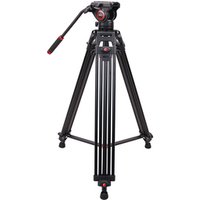 2019 Design BV30 Aluminium Alloy Fluid Head Professional Camera Video Tripod Heavy Duty Tripod with Tripod Bag