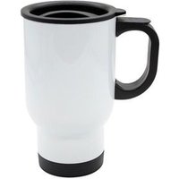 Blank Sublimation White 14oz Stainless Steel Travel Mug customized sublimation heat press mug