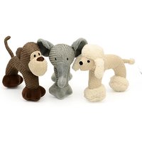 Elephant Stuffed Plush Squeaky Dog Toy