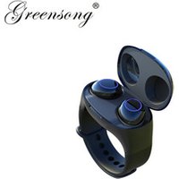 2019 Handwrist watch type earbuds wireless headphone bluetooth earphones TWS headphone for phones