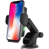 New Motor Automatic Open 10W Fast Qi Wireless Car Charger for iphone for samsung Wireless Car Charger Mount
