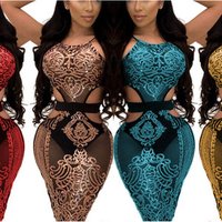 See Through Lace Evening Dress