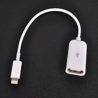 8-pin Lighting to USB Female OTG Cable Connector Adapter