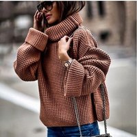 turtleneck sweaters women winter 2019 jumpers knitted clothes fashion striped oversized pullover