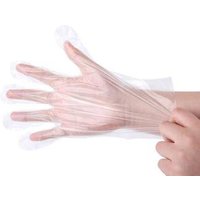 food disposable pe Transparent glove with embossed