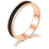 Classic gold silver 316l stainless steel ring silicone insert wedding engagement rings women
