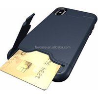 phone accessories credit card slot holder stand phone case For iphone x case