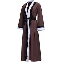 Polyester Open Abaya Big Swing Design