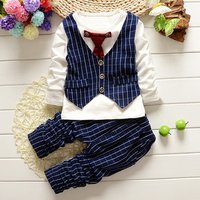 European Plaid Clothing Sets