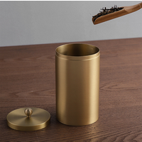 Round Brass Metal Decorative Storage Jar Lid