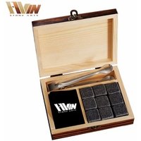 OEM Customized Logo Whiskey Stones Cheap Whiskey Stones Ice Stone from Iwin Factory