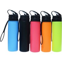 Silicone Drinking Water Bottle Sport