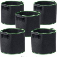 FACTORY MADE.3/5/7/10 Gallon garden felt planter grow bag