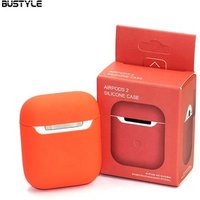 Factory sale Dust-proof Colorful 0.9MM Separate Silicone Earphone Case For Airpod 2