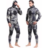 Realon 5mm Open Cell Neoprene 2 Piece Wetsuit Spearfishing & Surfing