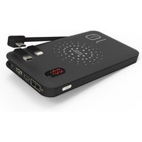 Smart 10000mAh Power Banks QI Charge Built In Cable Power Banks Wireless