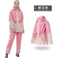 Pongee PVC Polyester Waterproof Raincoat Suit