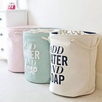 Collapsible Canvas Laundry Basket