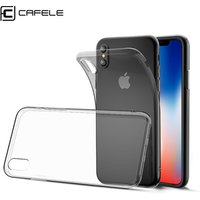 CAFELE Original High Clear Wholesale Phone Cover Ultra thin Slim Soft TPU Clear Case for iPhone X Xs Max