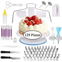 129 Piece Cake Decorating Supplies Kit Tips