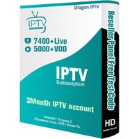 3 Months Abundant National Languages Reseller Panel Free Test Code IPTV M3U TV Box Subscription Free Watch TV 500+LIVE/5500+VOD