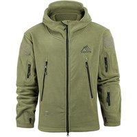 Waterproof Windproof Fleece Softshell Jacket Hood
