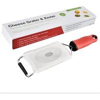 Stainless Steel Zester Cheese Grater Kitchen Multi Function Hand Held Grater Zester for Lemon Garlic Ginger