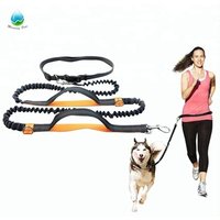 Hands Free Dog Leash Waist Belt Pouch