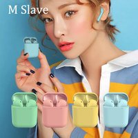 Inpods 12 Frosted Feel Touch Control Pop up Window Connection TWS 5.0 Stereo Mini Wireless Bluetooth Earphone For iPhone Android