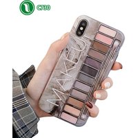 China Suppliers Newest Cosmetics Makeup Case Unique Phone Shape Private Label Eyeshadow Palette Packaging