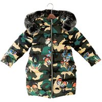 Butterfly Camouflage Cotton Winter Jacket