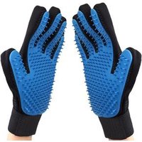 Hair Remover Pet Grooming Glove with Five Fingers, Pet Deshedding cleaning Brush glove