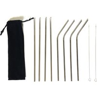 Eco Friendly Stainless Steel Straw Set Pouch