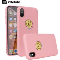 Good touch shockproof custom logo tpu liquid silicone mobile case cover for iphone x xs xr 8 plus case