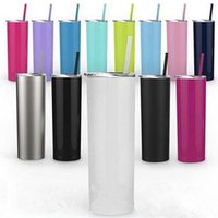 Double Wall Stainless Steel Insulated Tumbler Straw Lid