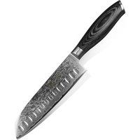 7 Inch Japanese Damascus Steel Santoku Kitchen Knife