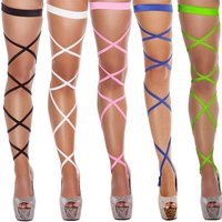 High Thigh Stockings Bandage Detail