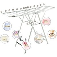 Foldable Stainless Steel Gullwing Clothes Drying Rack