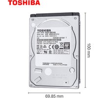 TOSHIBA 2T Internal Hard Drive Disk for Laptop computer