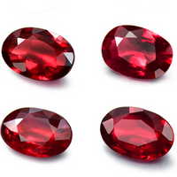 gemstone jewelry factory wholesale natural red ruby loose stone for making fine jewelry