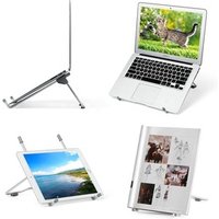 XMXCZKJ Portable Laptop Stand Foldable Tablet Holder Aluminium Universal Notebook Stand for Desk Laptop mobile Phone Tablet