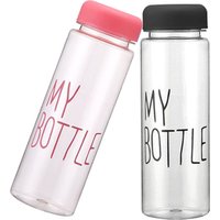 Heat transfer printing custom logo plastic bottled water manufacturing bottle for drinking