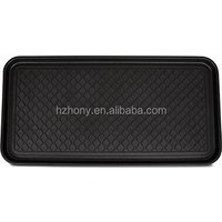 Multi-Purpose Plastic Boot Mat & Tray for Indoor and Outdoor Floor Protection, 30" x 15" x 1.2"